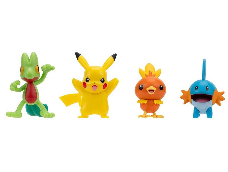 Mini Figura Pokemon Jazwares 2025 Especial - 4 Unidades Sunny